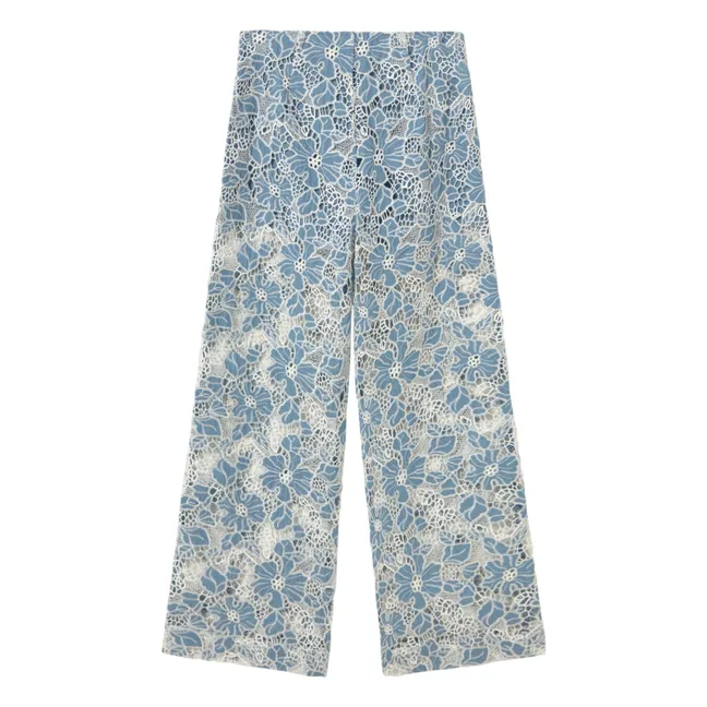 Pantalon Coton | Bleu