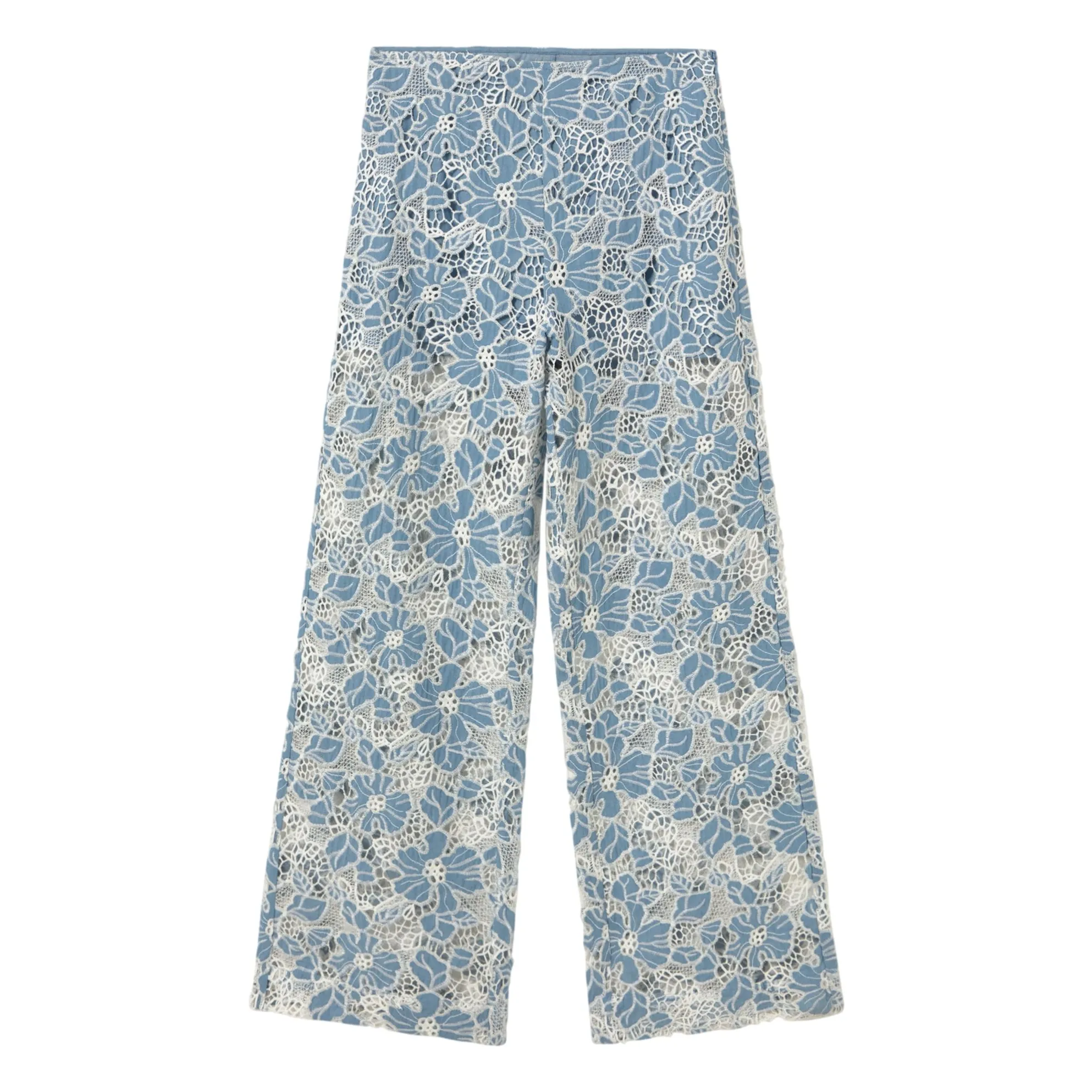 The Tiny Big Sister Blue Cotton Pants