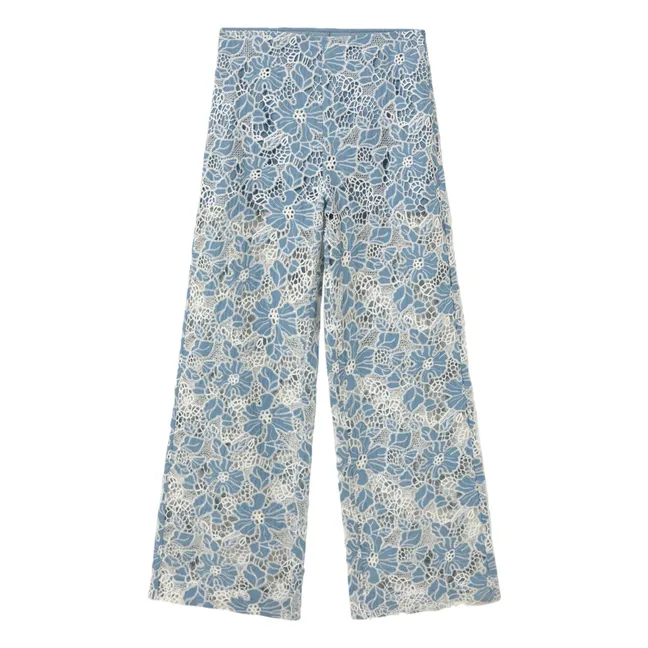 Pantalon Coton | Bleu