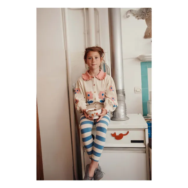 Striped Legging | Blue