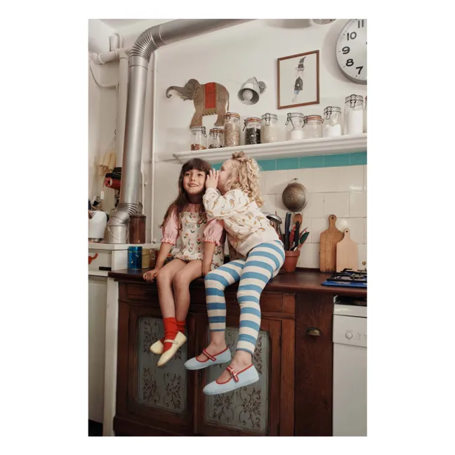 Striped Legging | Blue