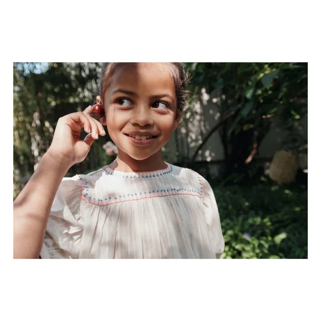 Blouse Brodée | Crème