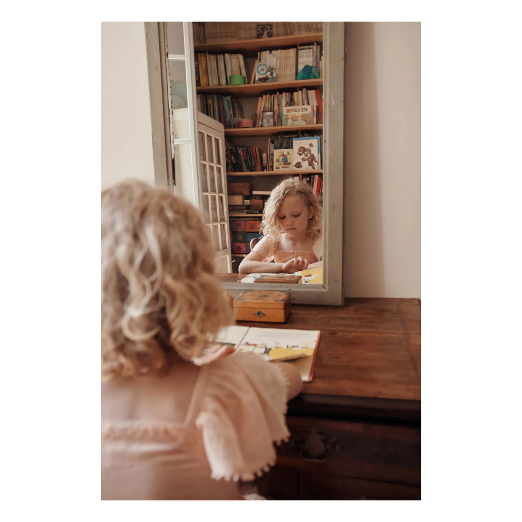 Robe Broderie Anglaise | Abricot- Image produit n°4