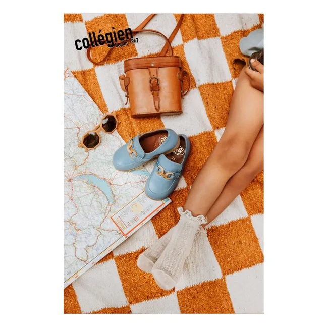 Annette Lace Ruffle Socks | Natural