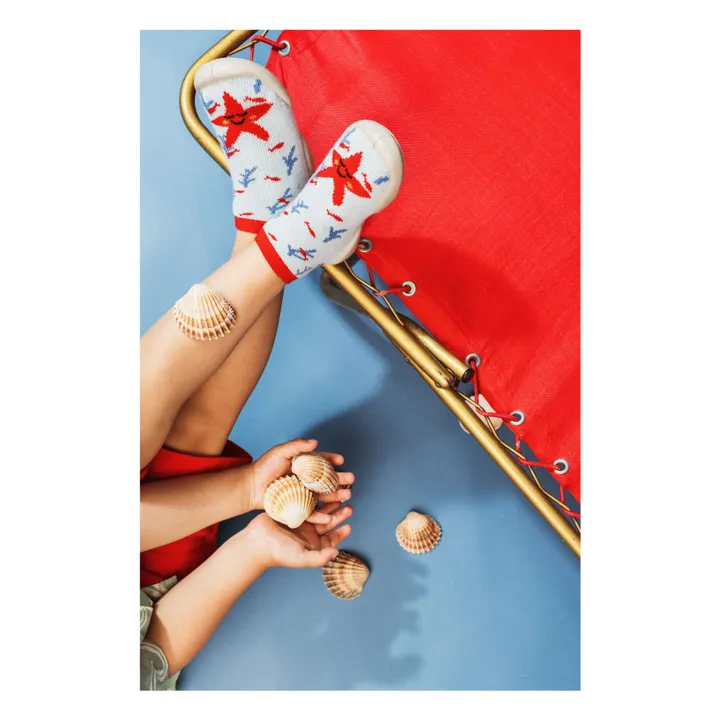 Zapatillas con estrellas de mar | Azul Claro- Imagen del producto n°1