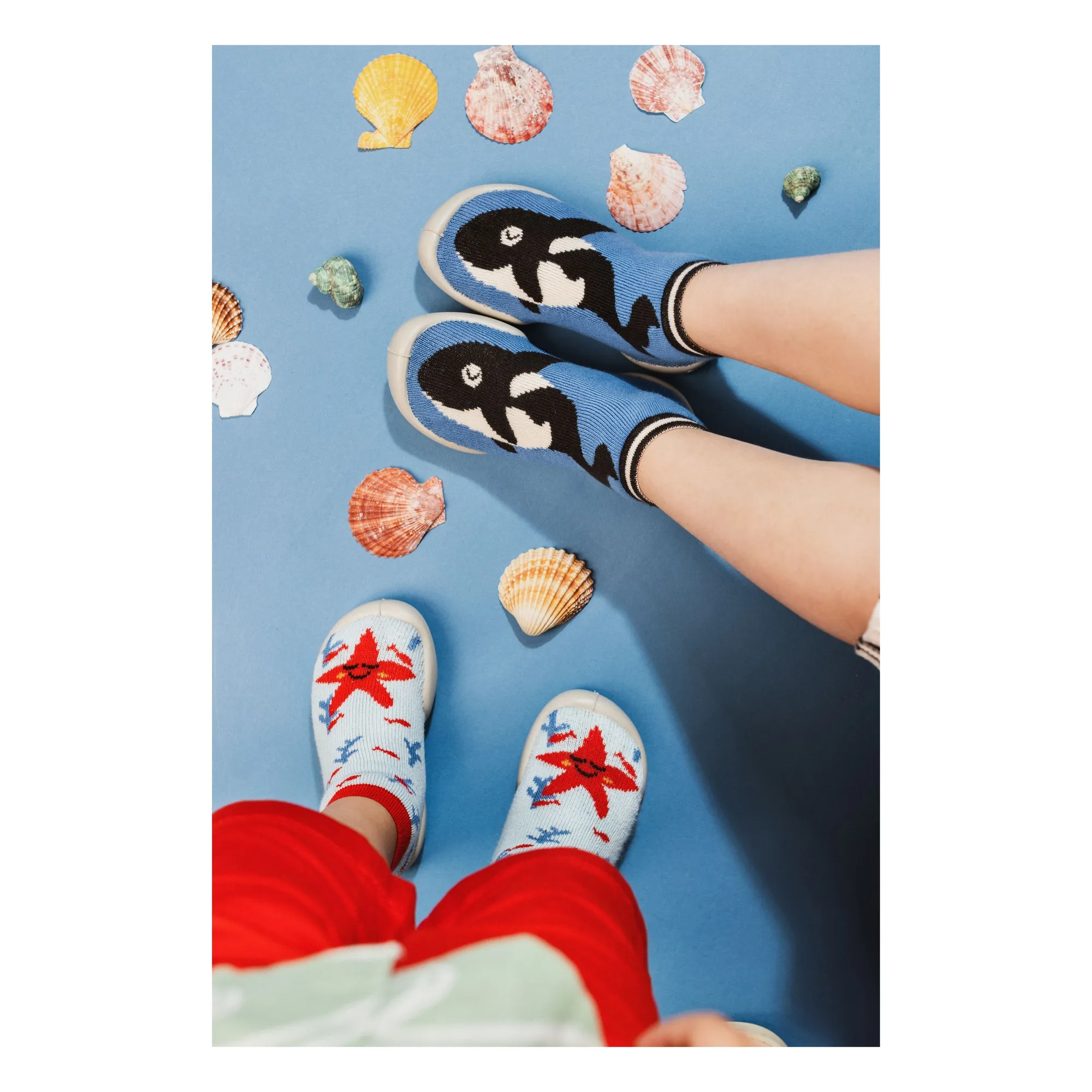 Chaussons Orque | Bleu azur- Image produit n°1
