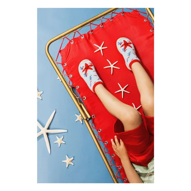 Starfish Hausschuhe | Hellblau