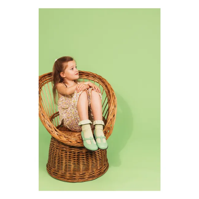 Calcetines voladores Ludivine | Verde Pálido