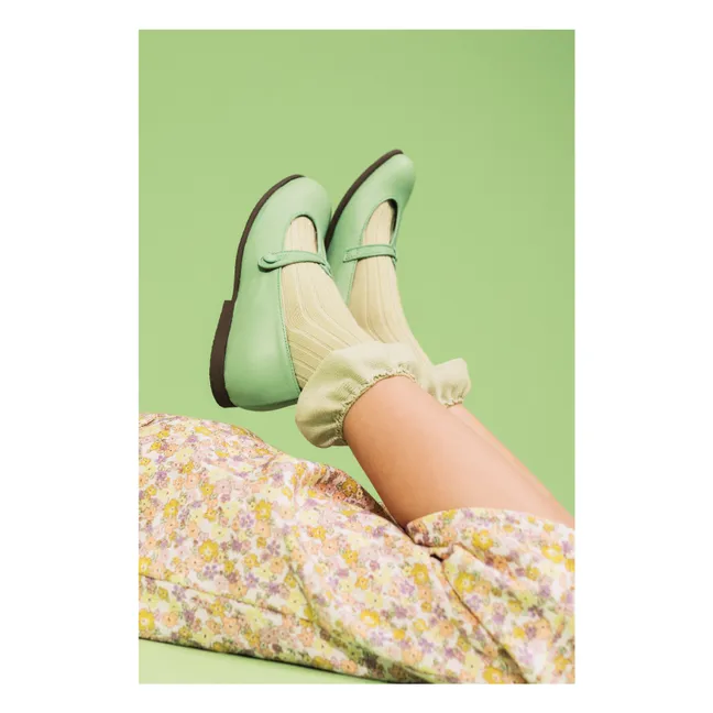 Calcetines voladores Ludivine | Verde Pálido