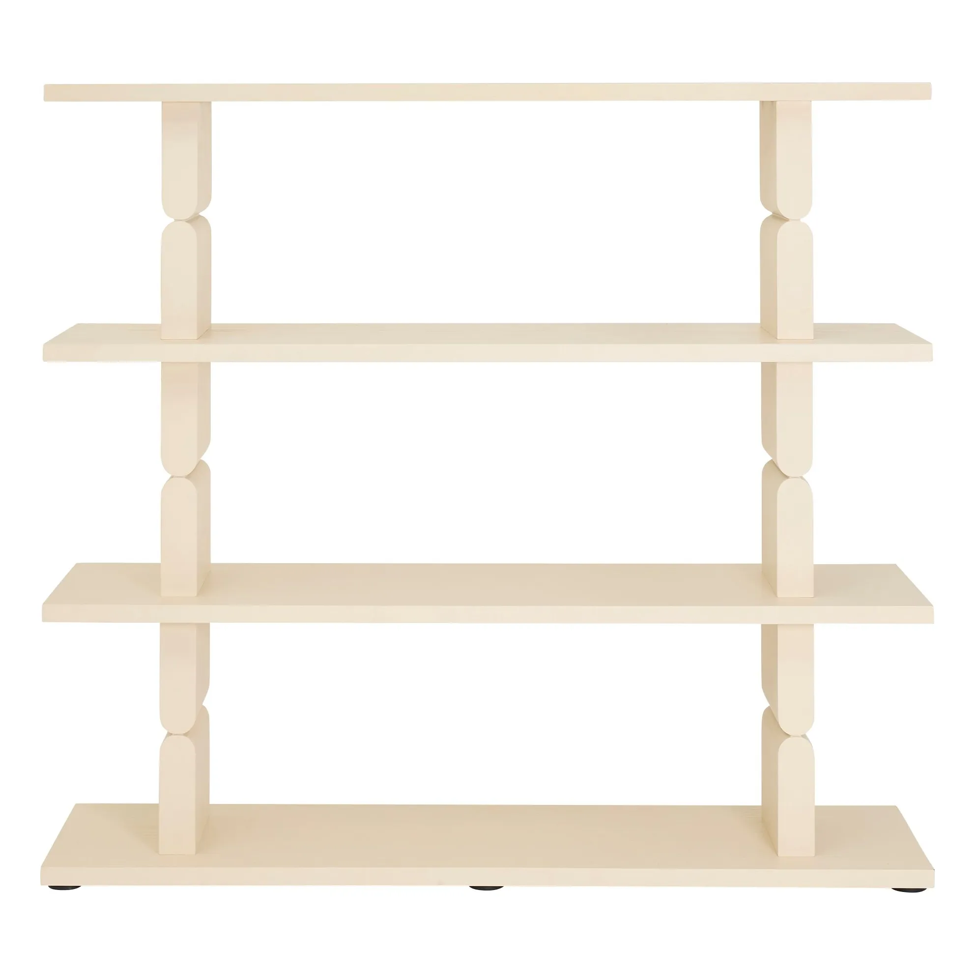 Nobodinoz Ivory Noon Painted Wood Bookcase
