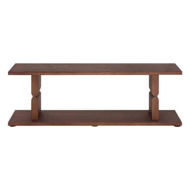 Noon painted wood bookcase | Walnut