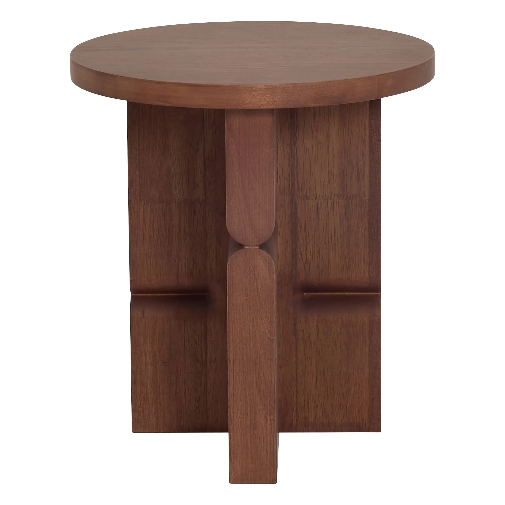 Table d'appoint en bois teinté Noon | Noyer- Image produit n°0