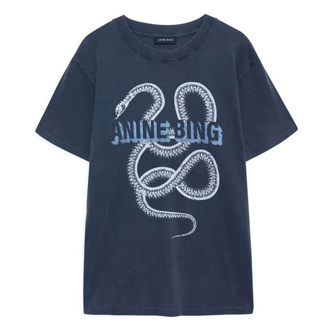 T-shirt Lili Snake | Noir
