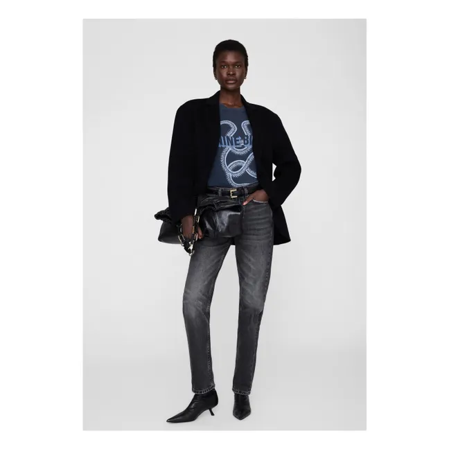 T-shirt Lili Snake | Noir