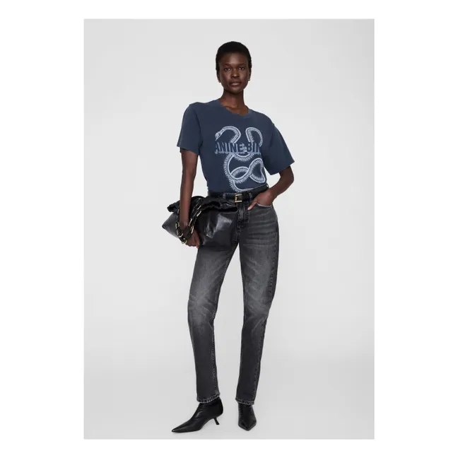 T-shirt Lili Snake | Noir