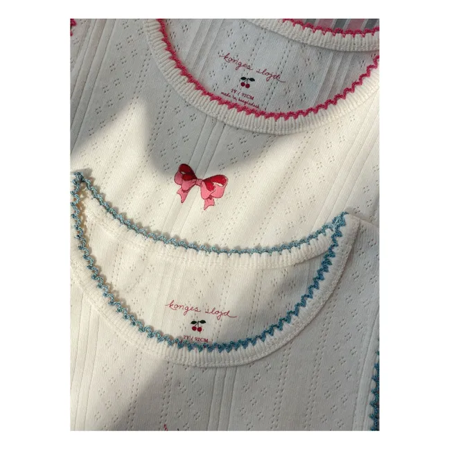 Lot de 3 Débardeurs Minna Coton Bio | Ecru