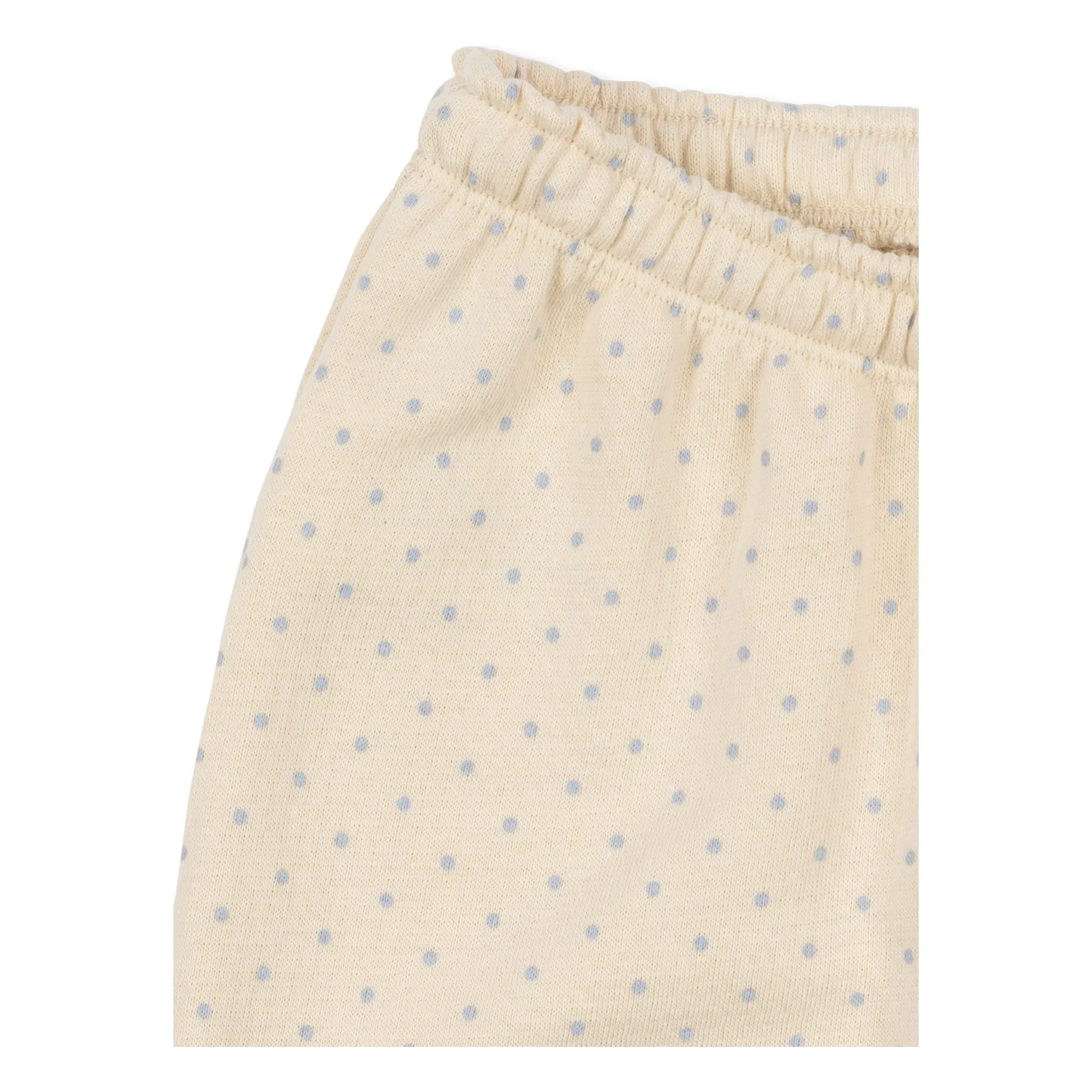 Jogger Loupy Pois Coton Bio | Ecru- Image produit n°1