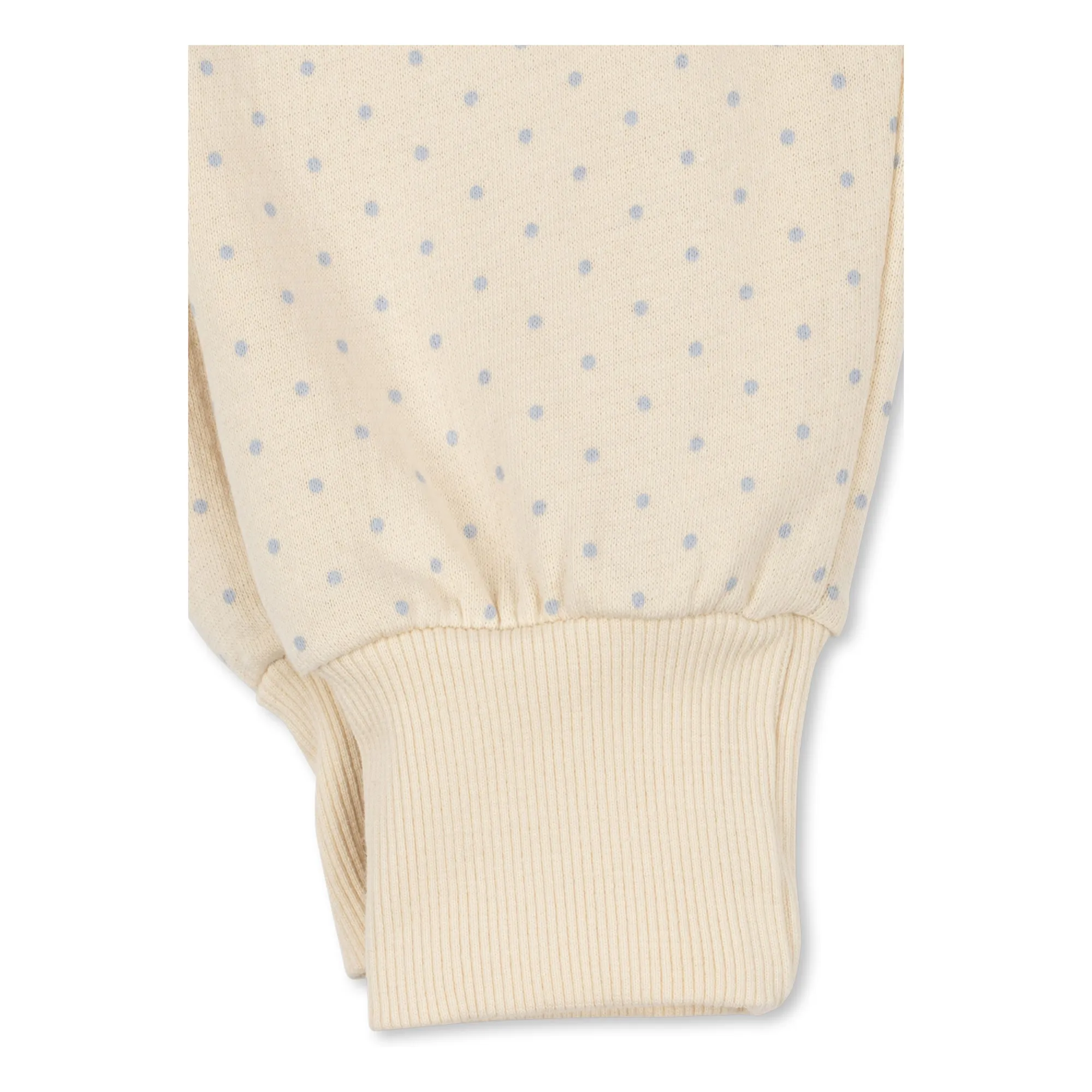 Jogger Loupy Pois Coton Bio | Ecru- Image produit n°2