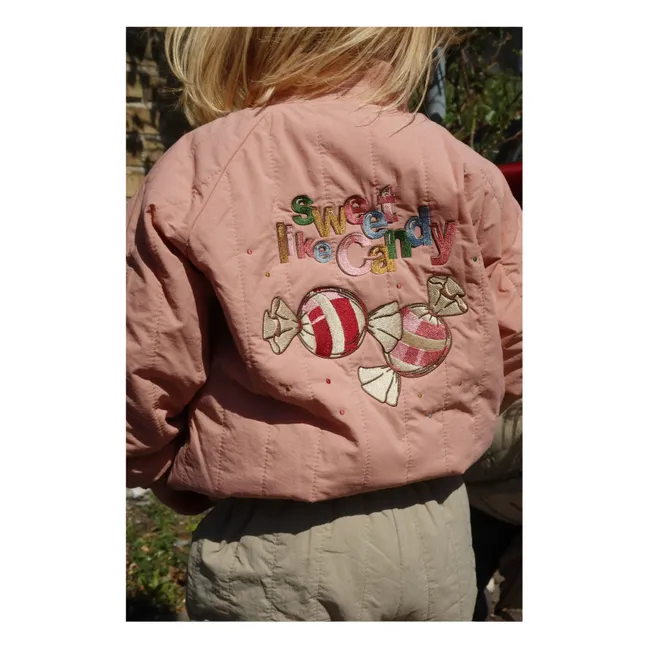 Chaqueta bomber Juno Sweet Candy | Rosa
