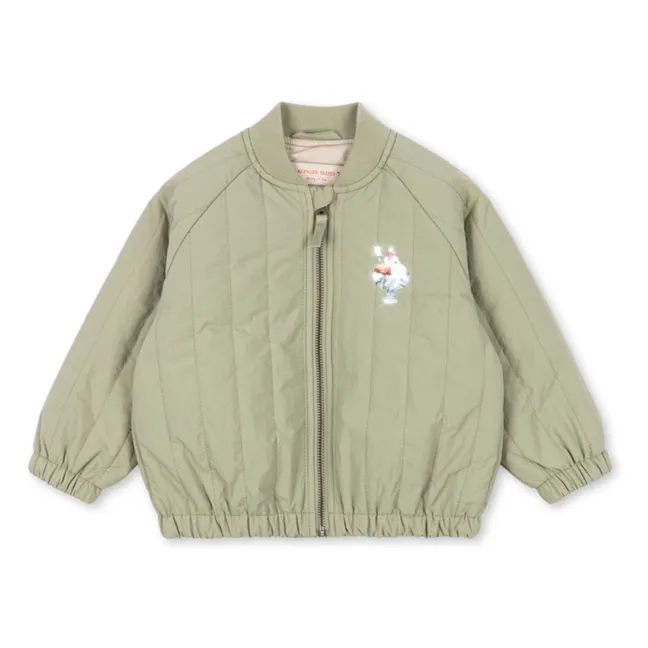 Chaqueta acolchada de lentejuelas Ice | Crema