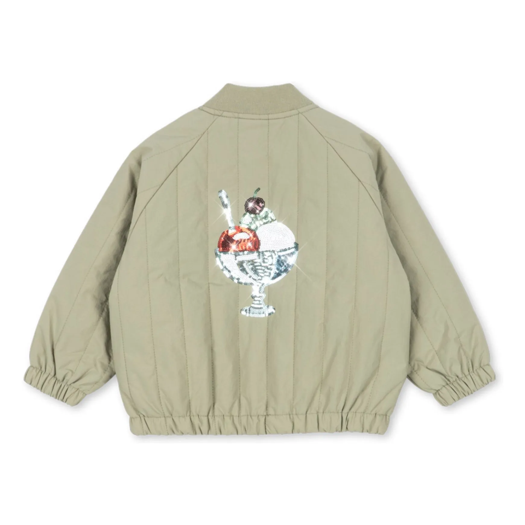Konges Sløjd Cream Sequins Glace Quilted Jacket