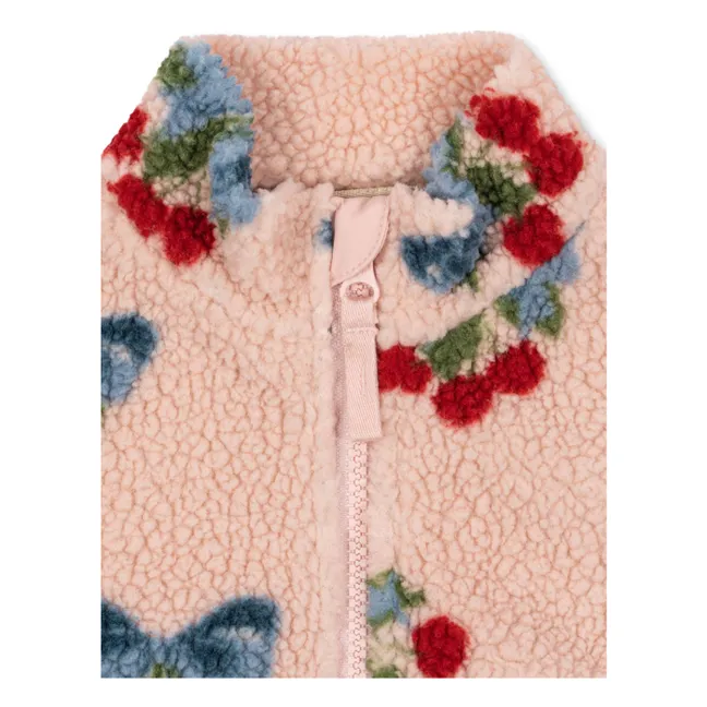 Chaqueta Sherpa de fibra reciclada Jody Cerises | Rosa