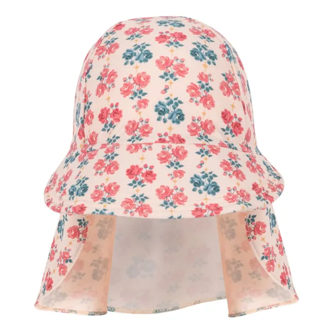 Chapeau Manuca Fleuri Fibres Recyclées | Beige