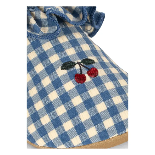 Water shoes Fresia Carreaux Cerises Recycled fibers | Blue