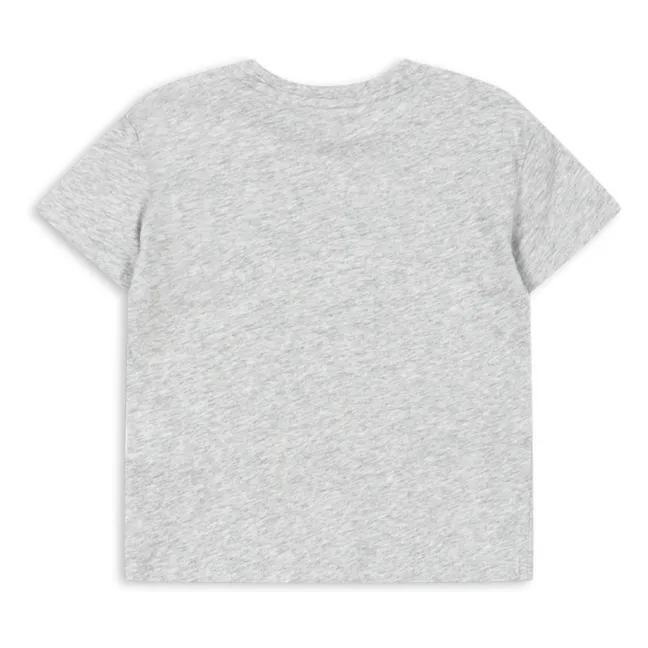 Famo Dinner Party organic cotton T-shirt | Heather grey