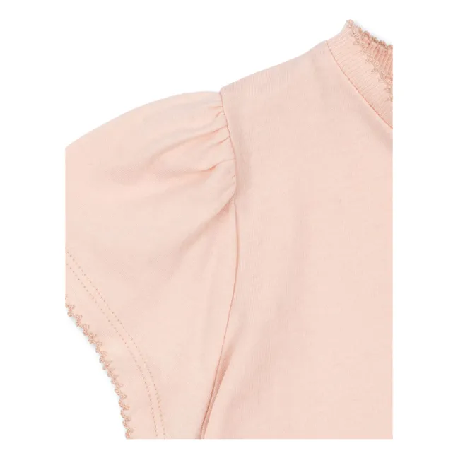 Famo Cherry Organic Cotton T-shirt | Pink