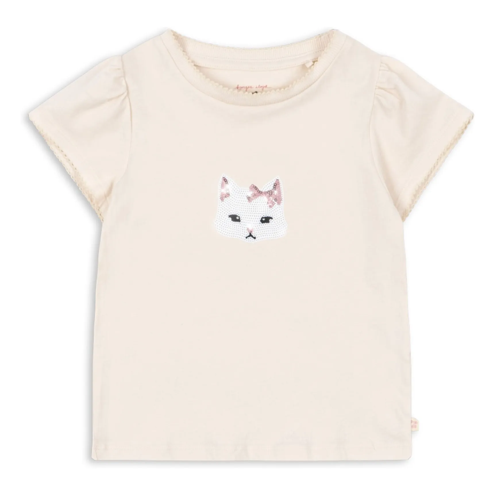 Konges Sløjd Beige Famo Cat Organic Cotton T-Shirt