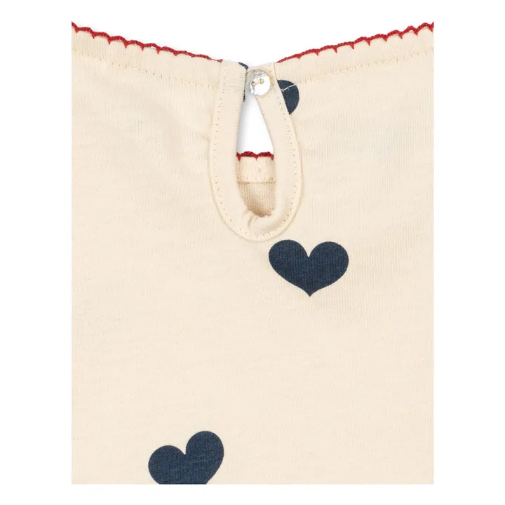 Camiseta de algodón orgánico Drey Hearts | Rosa- Imagen del producto n°5