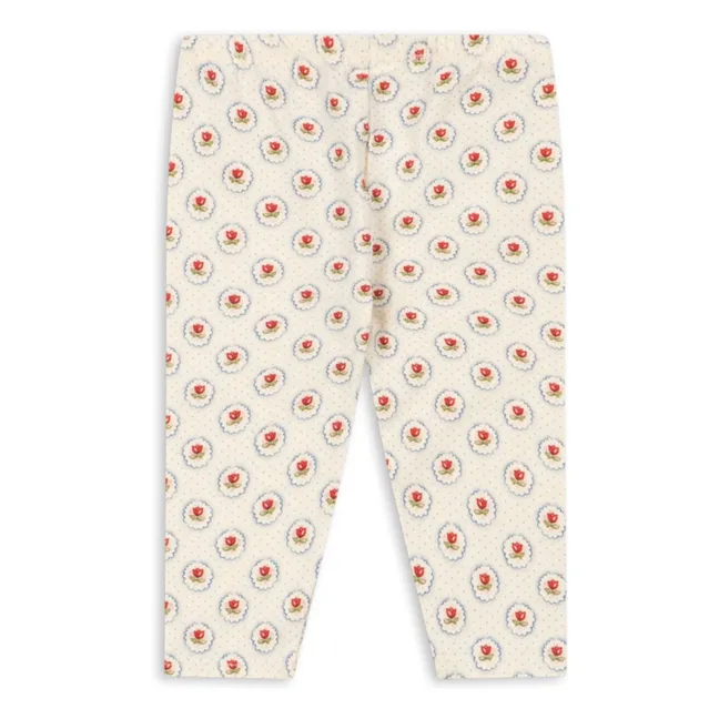Legging geométrico Algodón orgánico | Crudo