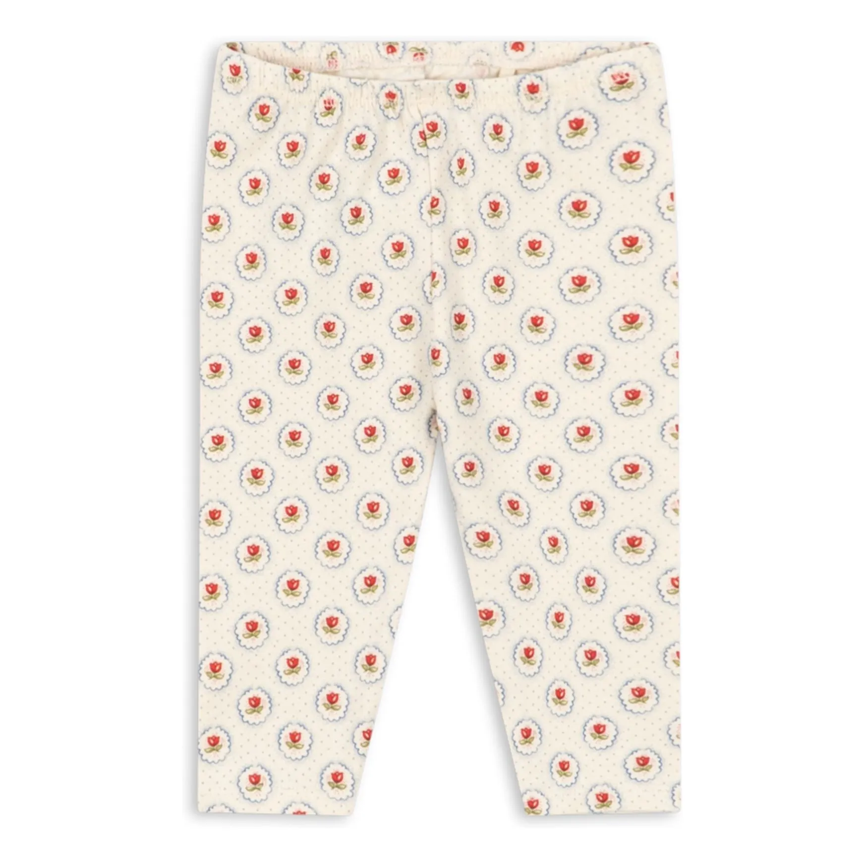 Konges Sløjd Ecru Geometric Legging Organic Cotton