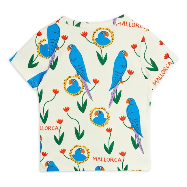 Maglietta in cotone biologico Parrot | Ecru
