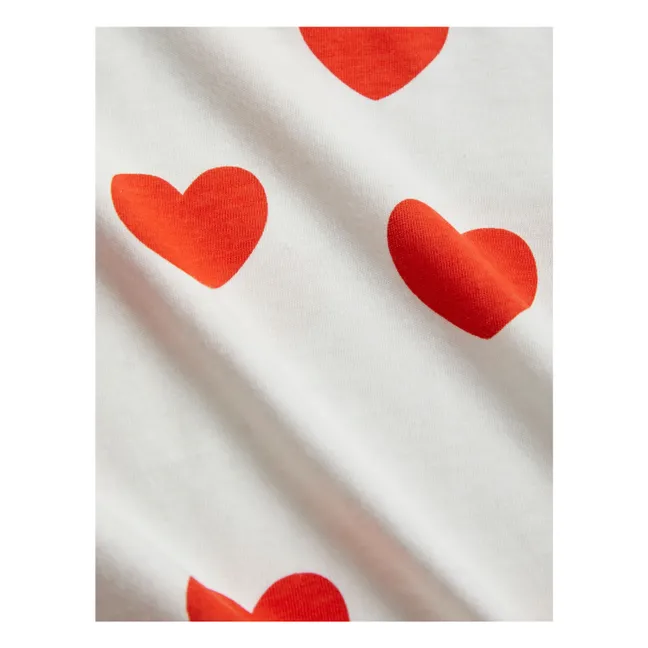 Bloomer a cuore in cotone biologico | Bianco