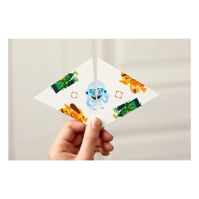 Juego de cartas Battle Flip Les Monstres