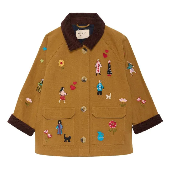 Chaqueta de algodón ecológico Cara - Colección Infantil | Camel