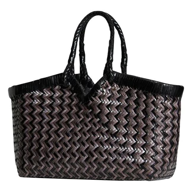 Cabas Crudelia Leder | Grau