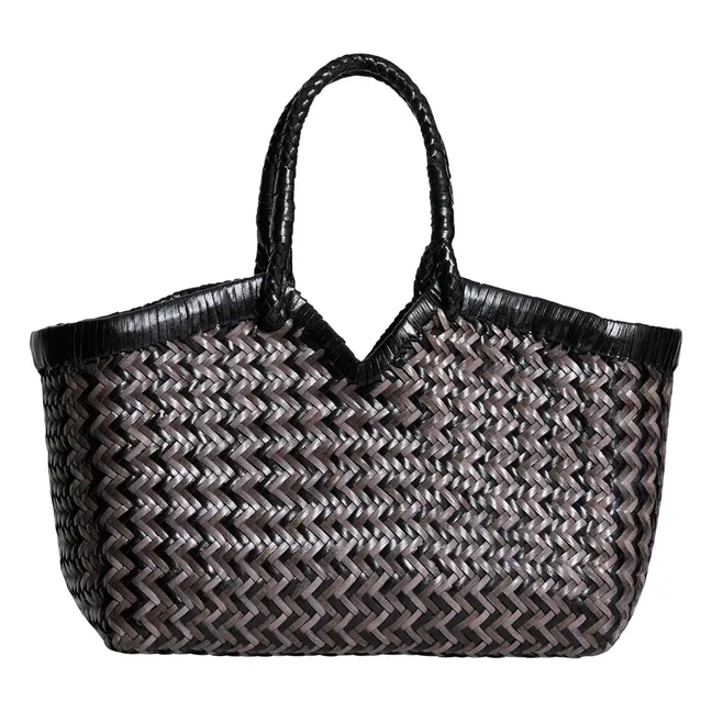 Cabas Crudelia Leder | Grau