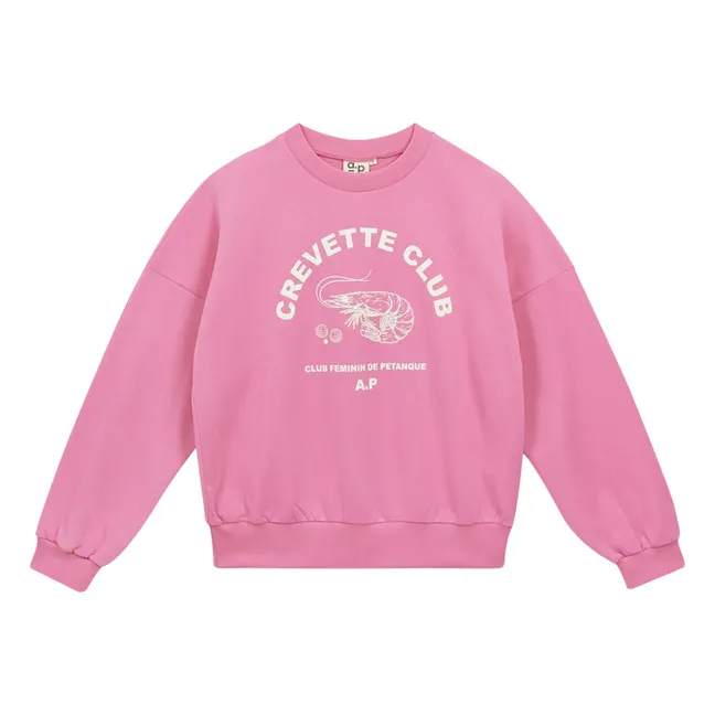 Shrimp Sweat Club Algodón orgánico | Rosa