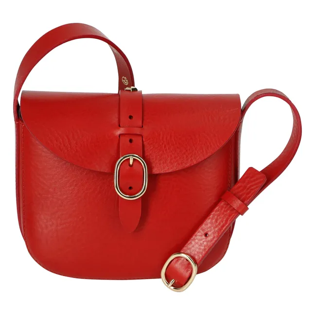 Sac Le Sab June Holly Cuir | Rouge