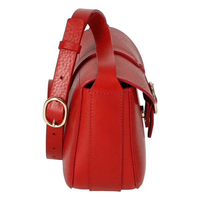 Sac Le Sab June Holly Cuir | Rouge