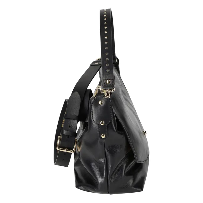 Le Benson Bolso de piel de Parma | Negro