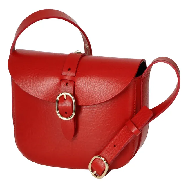 Sac Le Sab June Holly Cuir | Rouge