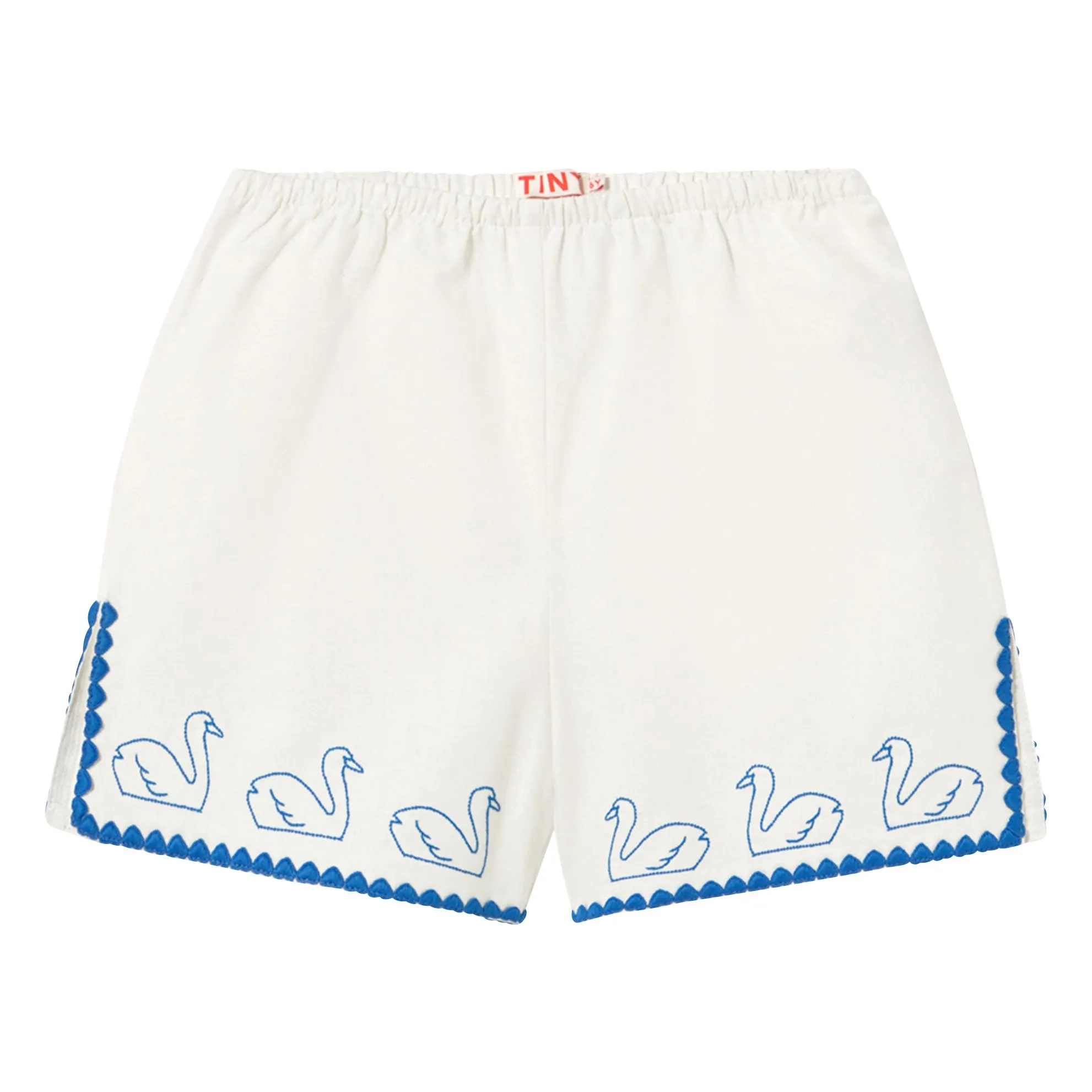 Tinycottons White Short Swans Linen