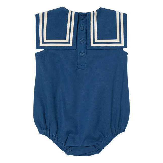 Pelele de lino | Azul Marino