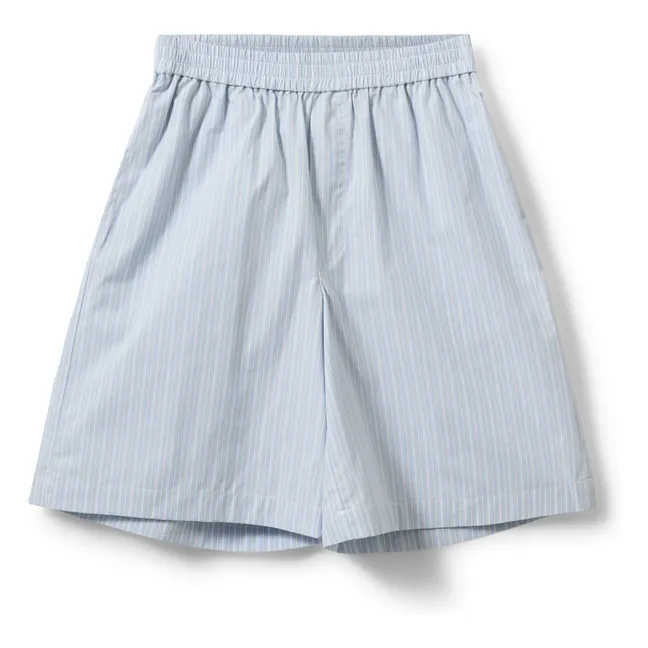 Pantalones cortos a rayas Nejah | Azul Pálido