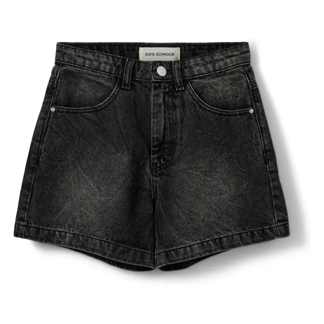 Short Denim Gabriella | Denim noir