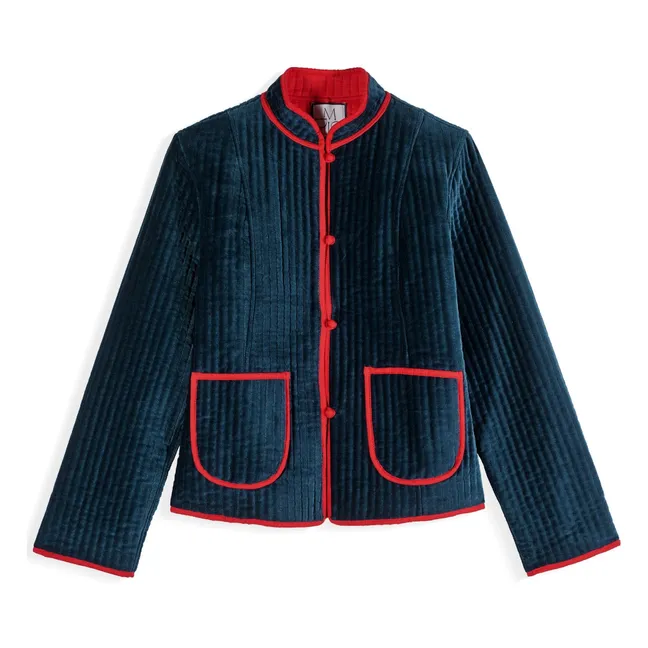 Chaqueta de algodón Fittonia | Azul Marino